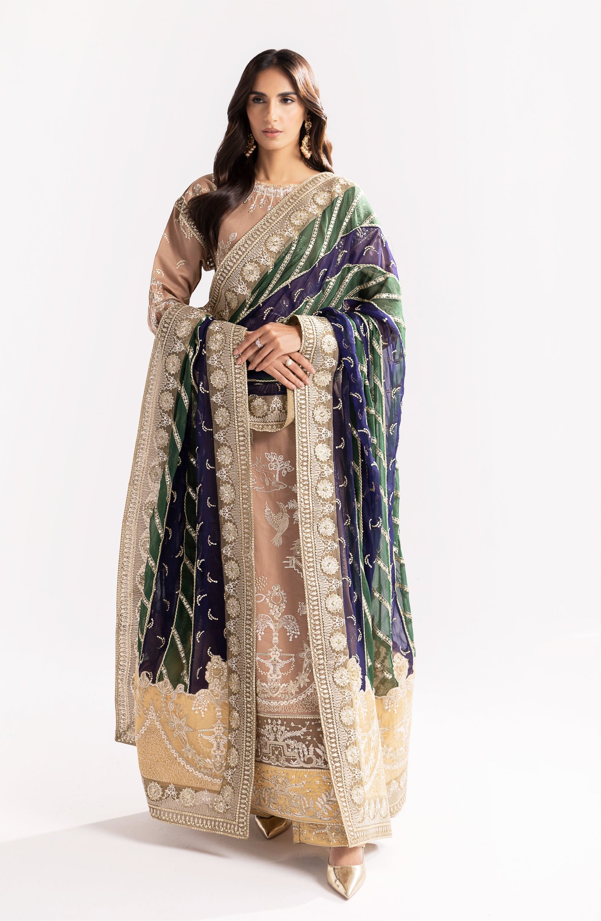 Maryum N Maria | Eid Luxury Lawn 24 | Fareena -  Maryum N Maria Luxury -  Agha Fabrics