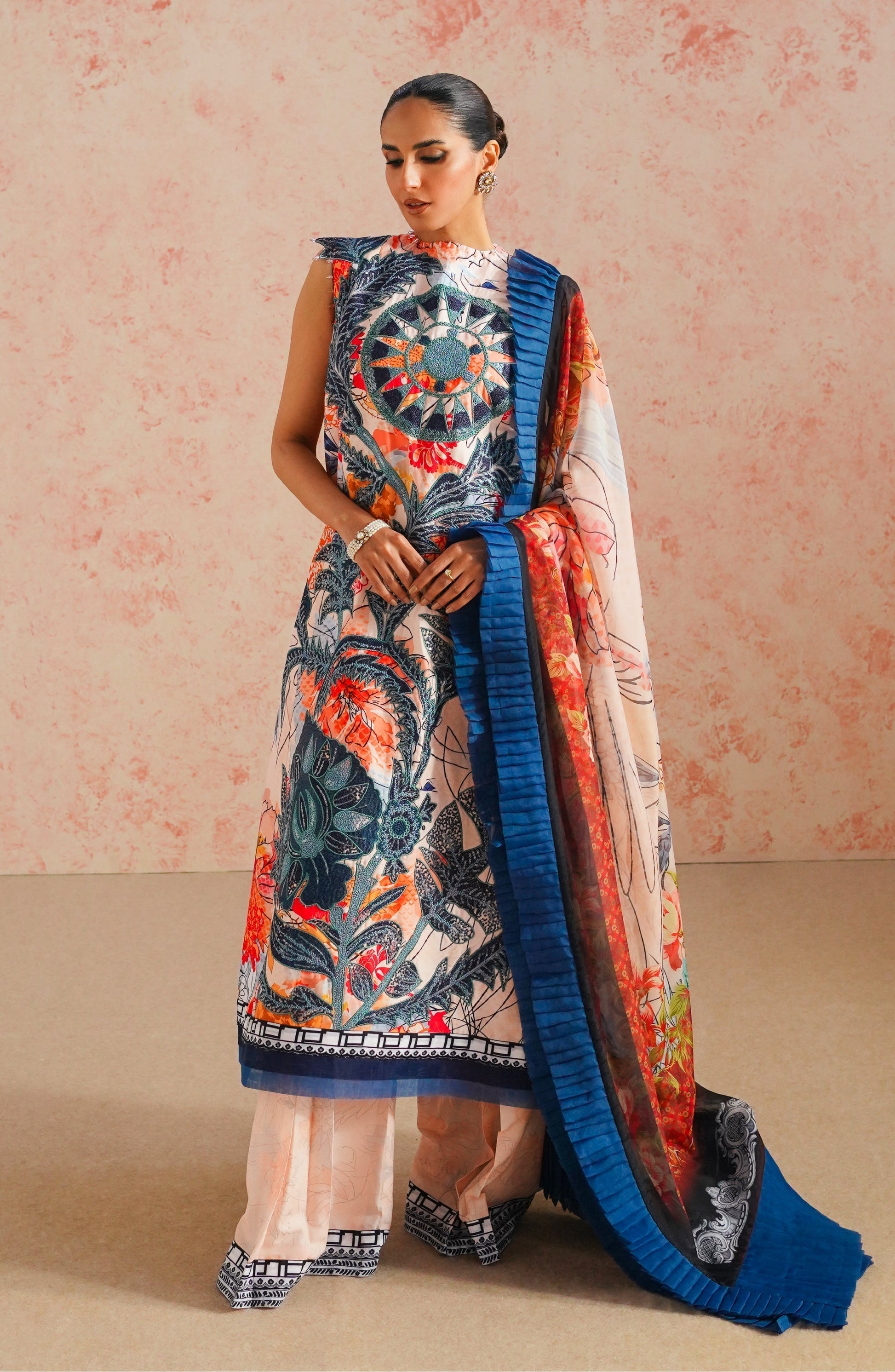 Maryum N Maria | Eid Luxury Lawn 24 | Shafaq -  Marym N Maria Luxury -  Agha Fabrics