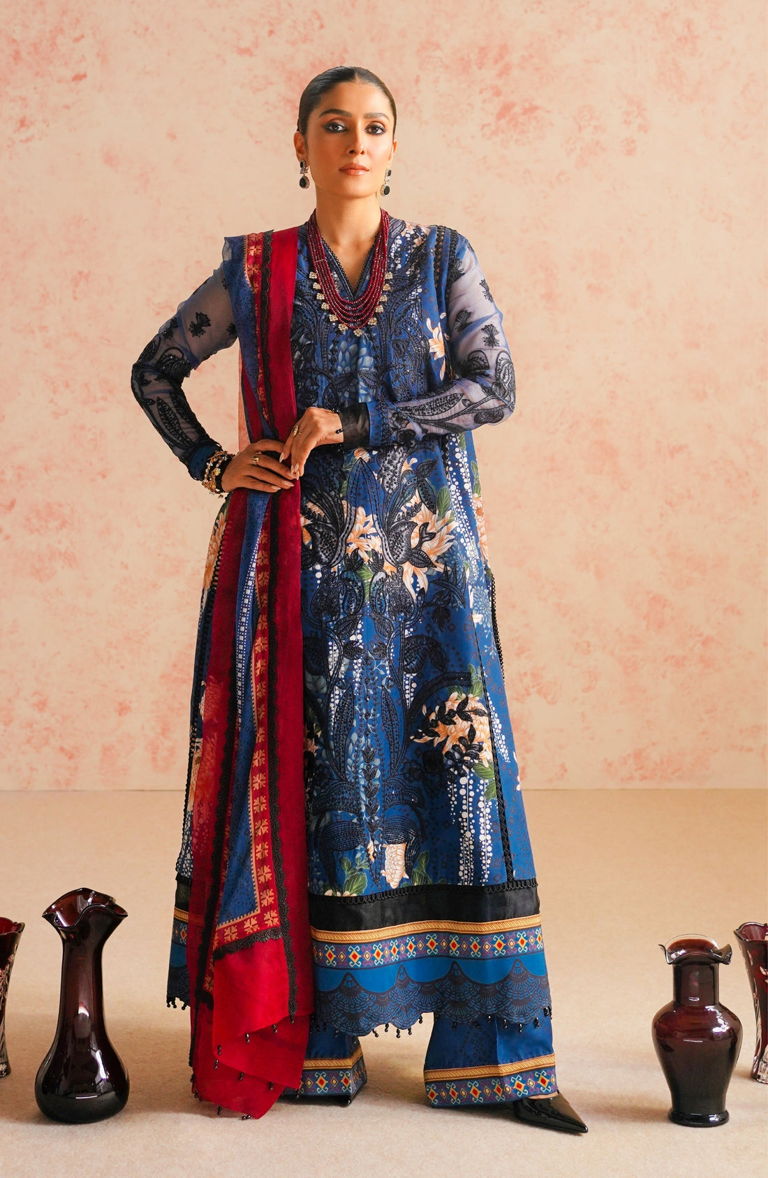 Maryum N Maria | Eid Luxury Lawn 24 | Tazmeen -  Maryum N Maria Luxury -  Agha Fabrics