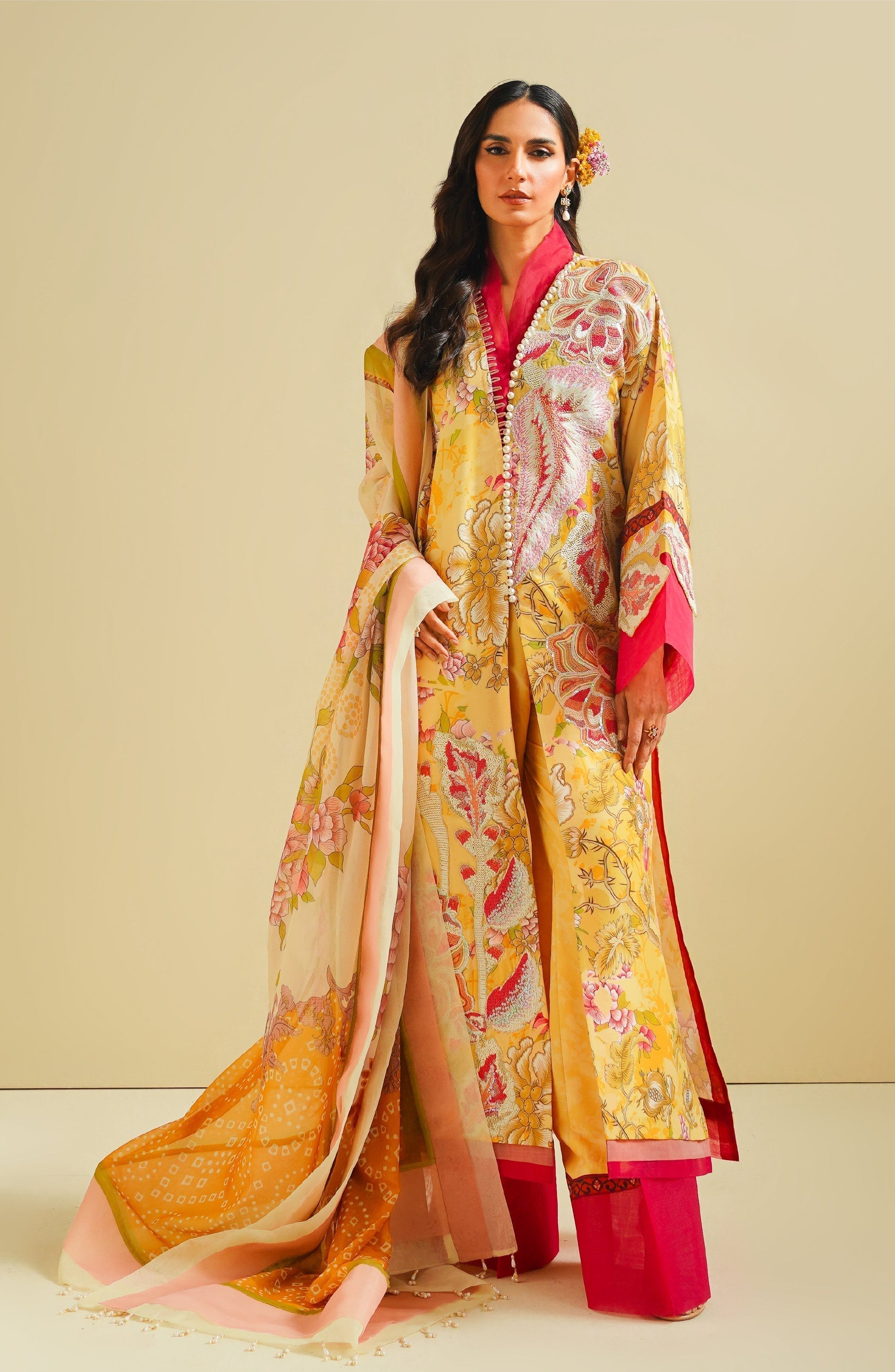 Maryum N Maria | Eid Luxury Lawn 24 | Zohreh -  Marym N Maria Luxury -  Agha Fabrics