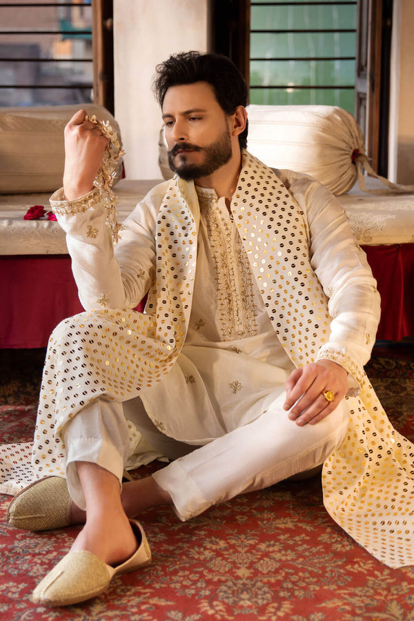 Pakistani Menswear | MAYA-KEREM - Official Agha Fabrics Ltd. - Agha Fabrics UK