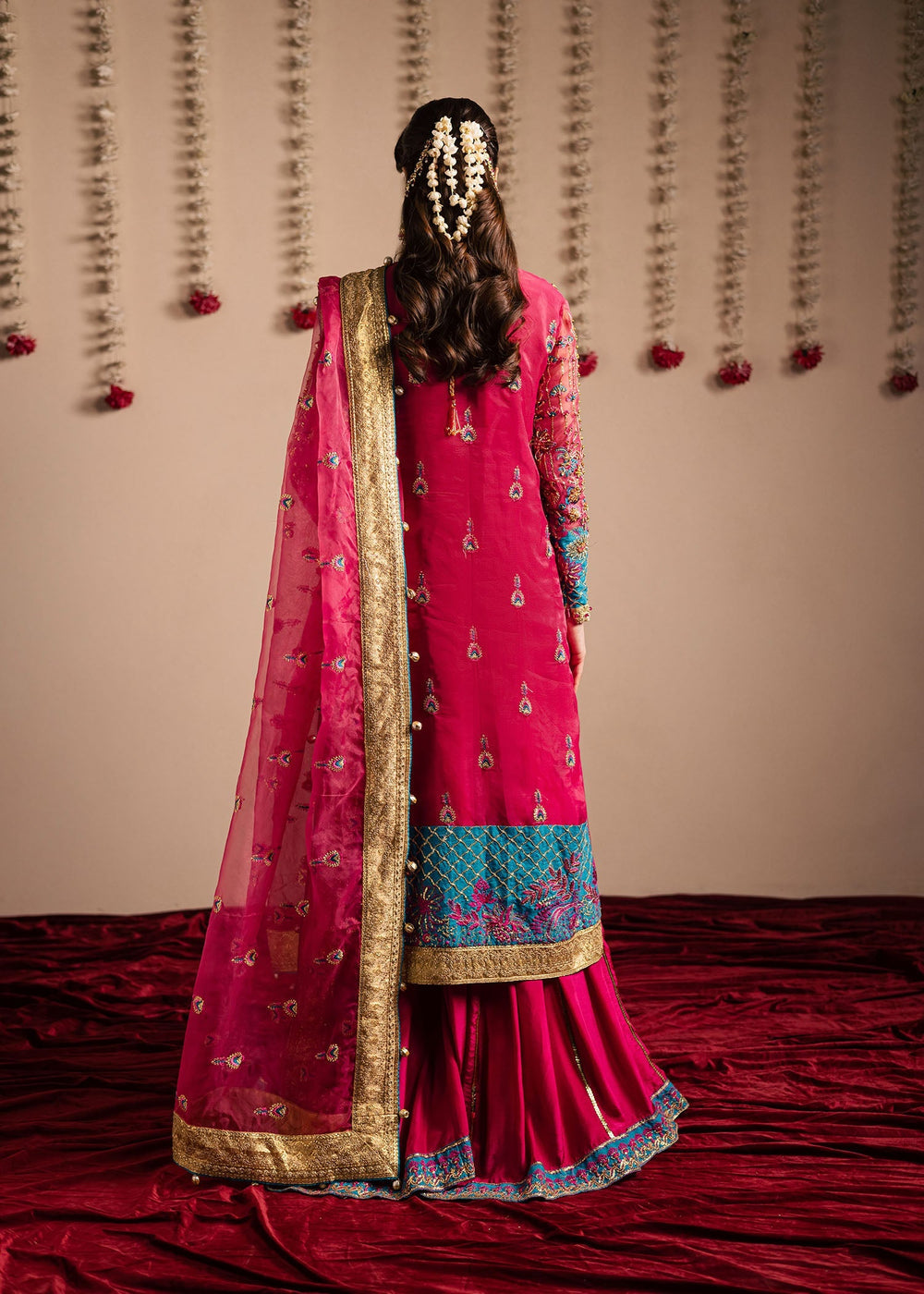 Maria Osama Khan | Jhil Mil Wedding Festive | Gulaboo - Maria Osama - Official Maria Osama Khan - Agha Fabrics UK