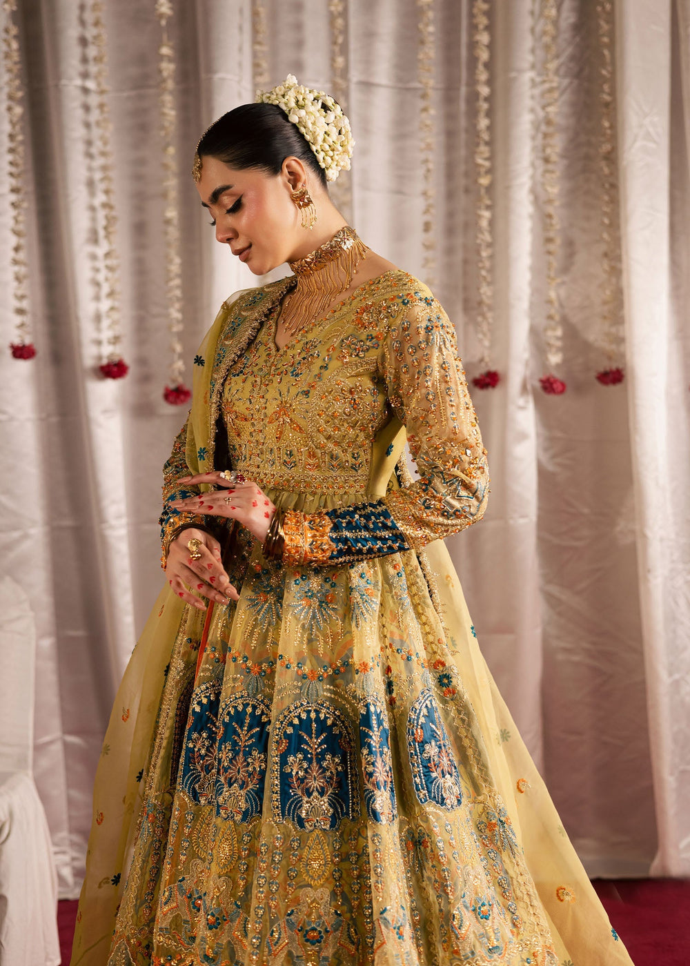 Maria Osama Khan | Jhil Mil Wedding Festive | Sunehri - Maria Osama - Official Maria Osama Khan - Agha Fabrics UK