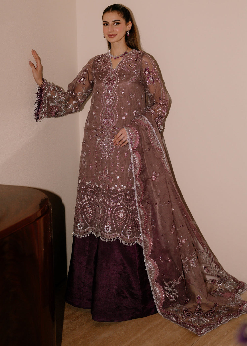 Sadaf Fawad Khan | Festive 25 | Wistful Mauve