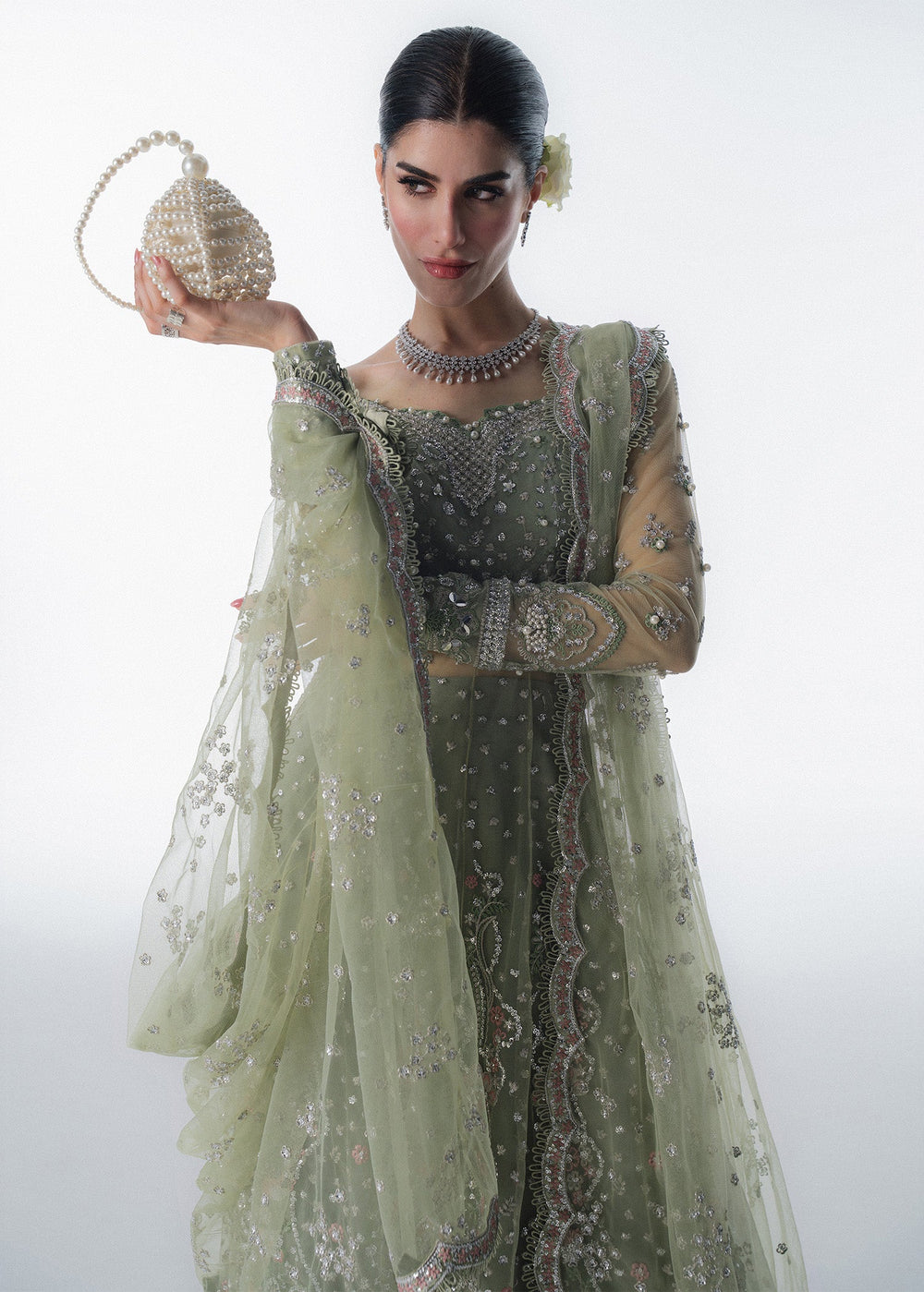 Sadaf Fawad Khan | Festive 25 | Seafoam