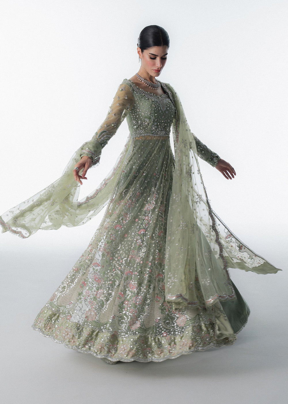 Sadaf Fawad Khan | Festive 25 | Seafoam