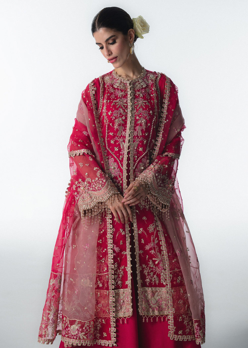 Sadaf Fawad Khan | Festive 25 | Fuschia Rose