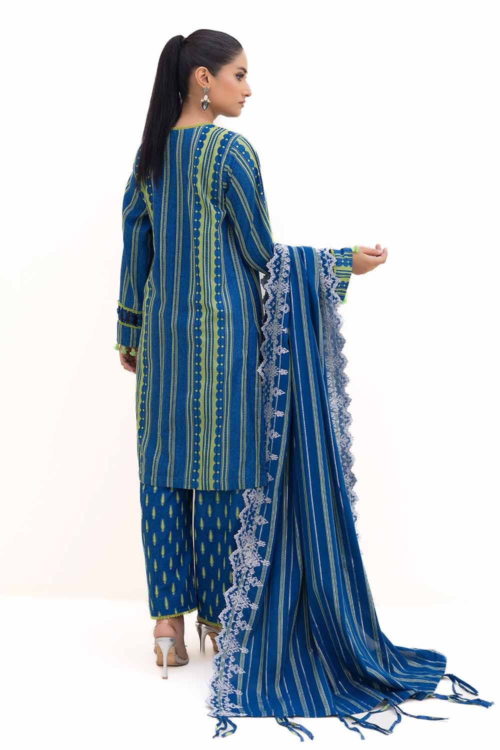 Gul Ahmed | Winter Collection 24 | Jacquard Suit MJ-42051 - Official Gul Ahmed - Agha Fabrics UK