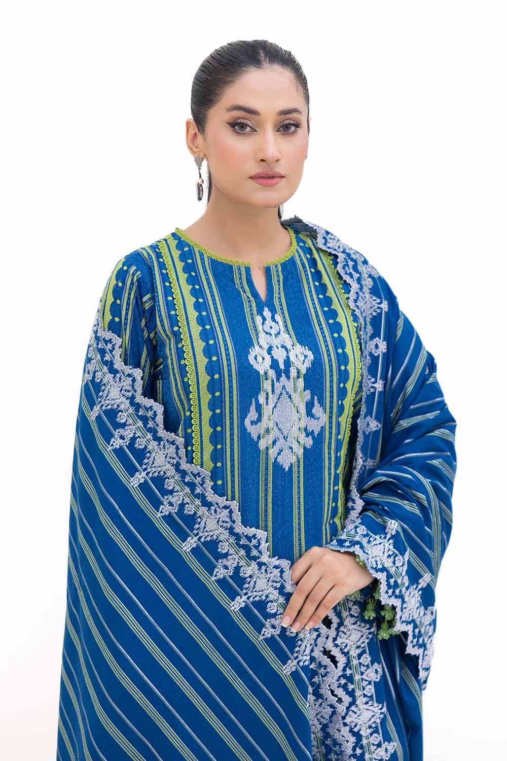 Gul Ahmed | Winter Collection 24 | Jacquard Suit MJ-42051 - Official Gul Ahmed - Agha Fabrics UK