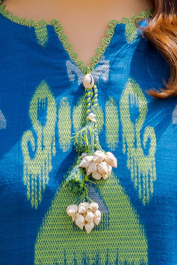 Gul Ahmed | Winter Collection 24 | Cotton Net Dupatta MJ-42053 - Official Gul Ahmed - Agha Fabrics UK