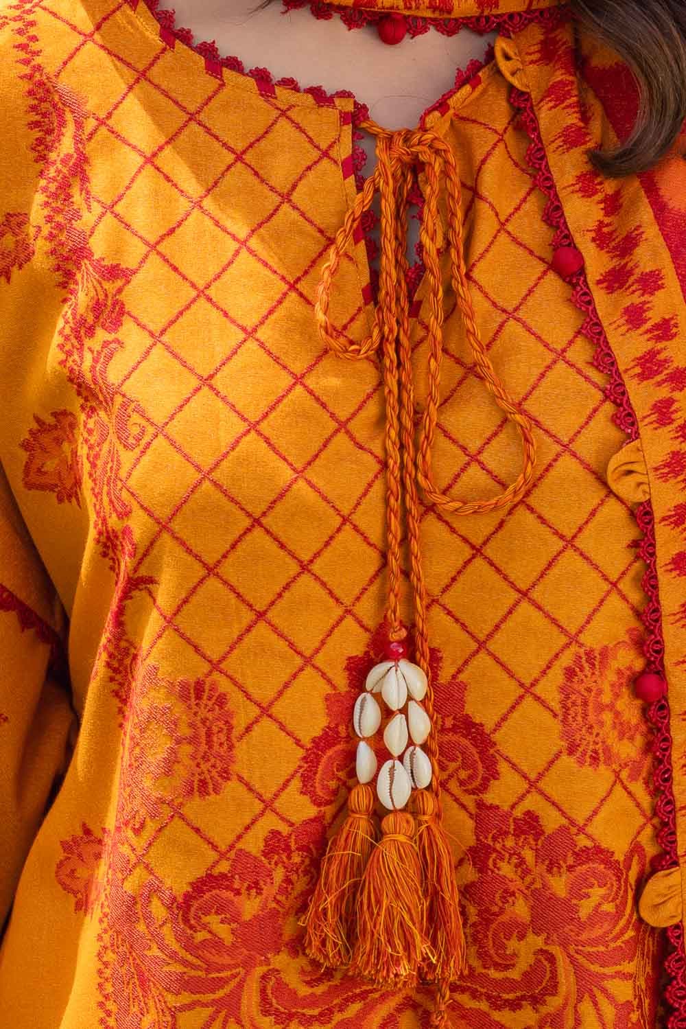 Gul Ahmed | Winter Collection 24 | Jacquard Suit MJ-42054 - Official Gul Ahmed - Agha Fabrics UK