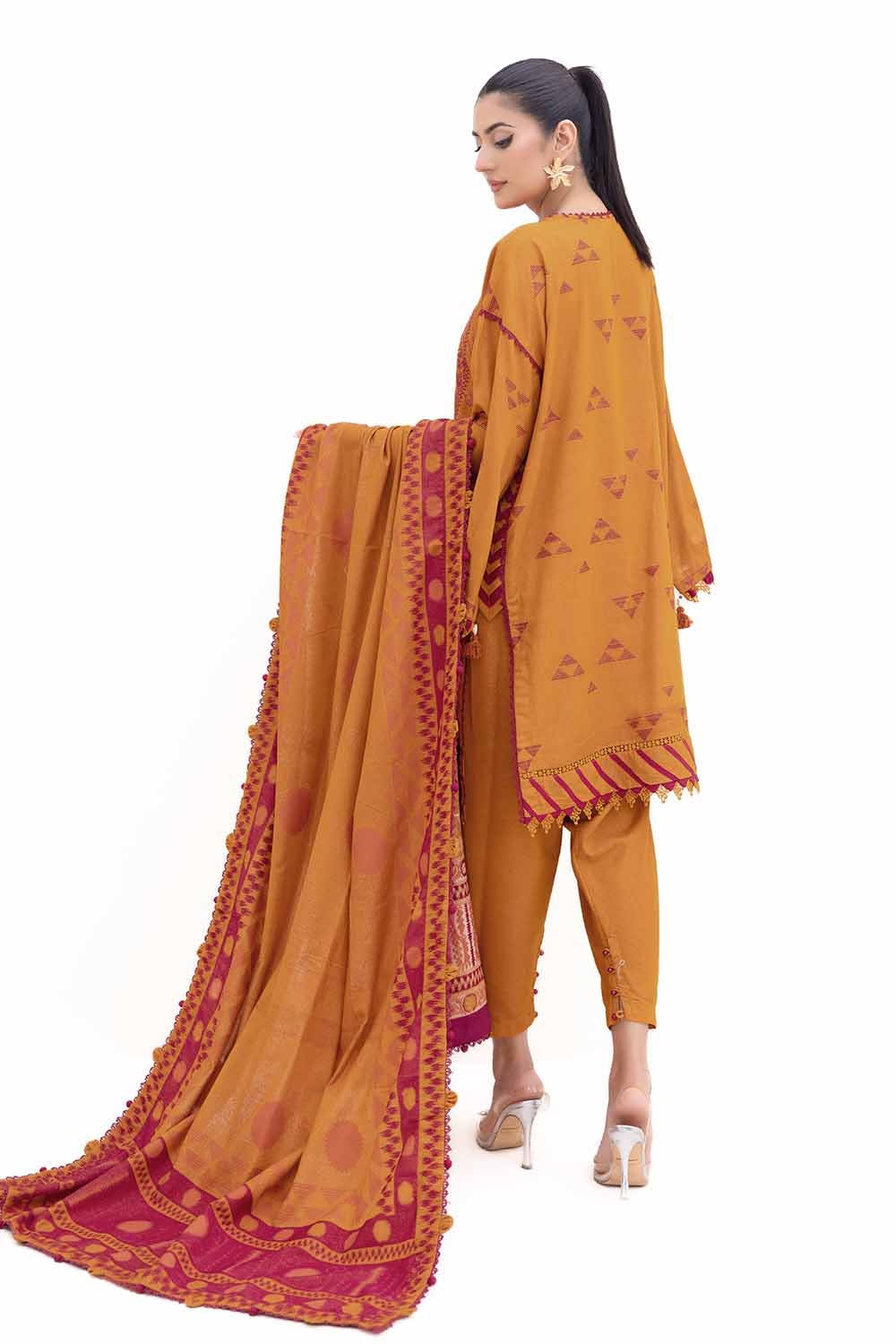 Gul Ahmed | Winter Collection 24 | Jacquard Suit MJ-42054 - Official Gul Ahmed - Agha Fabrics UK