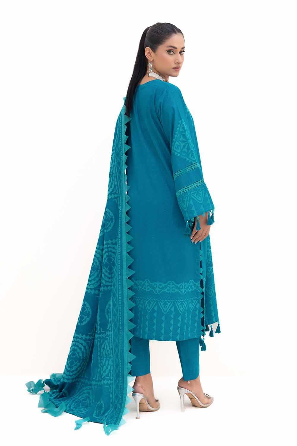 Gul Ahmed | Winter Collection 24 | Jacquard Suit MJ-42056 - Official Gul Ahmed - Agha Fabrics UK