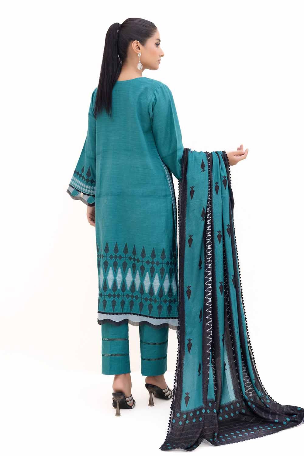 Gul Ahmed | Winter Collection 24 | Pashmina Dupatta MJ-42058 - Official Gul Ahmed - Agha Fabrics UK