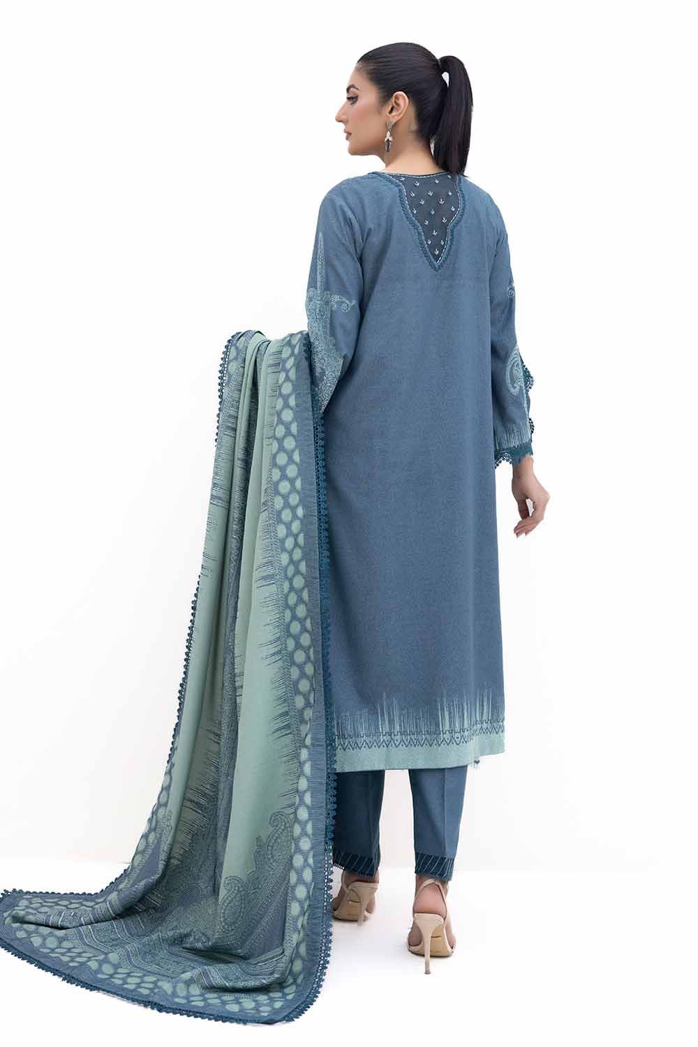 Gul Ahmed | Winter Collection 24 | Jacquard Suit MJ-42059 - Official Gul Ahmed - Agha Fabrics UK