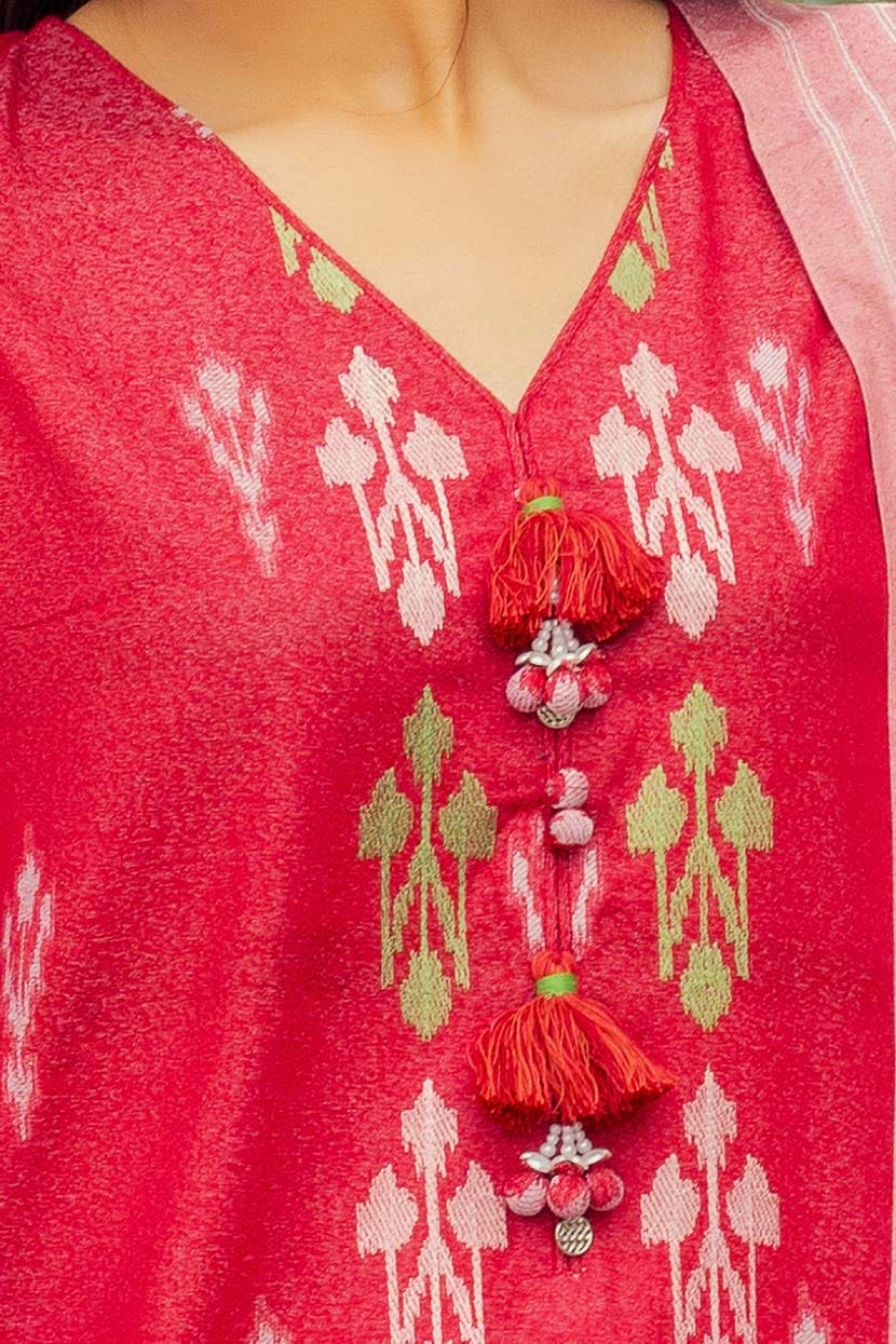 Gul Ahmed | Winter Collection 24 | Karandi Suit with Jacquard Dupatta MJ-42060 - Official Gul Ahmed - Agha Fabrics UK