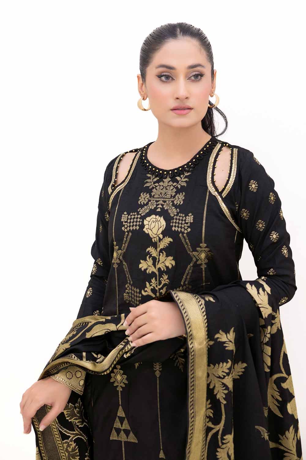 Gul Ahmed | Winter Collection 24 | Jacquard Suit MJ-42062 - Official Gul Ahmed - Agha Fabrics UK