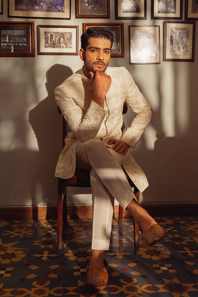 Pakistani Menswear | MNR-AROOJ - Official Agha Fabrics Ltd. - Agha Fabrics UK