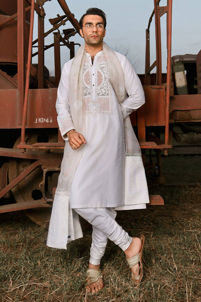 Pakistani Menswear | MNR-RAWISH - Official Agha Fabrics Ltd. - Agha Fabrics UK