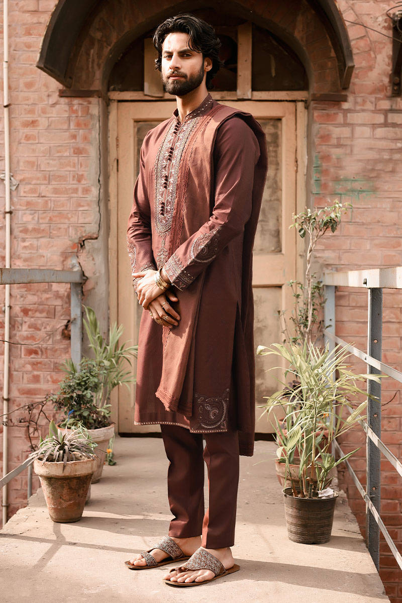 Pakistani Menswear | MNR-AQIB - Official Agha Fabrics Ltd. - Agha Fabrics UK