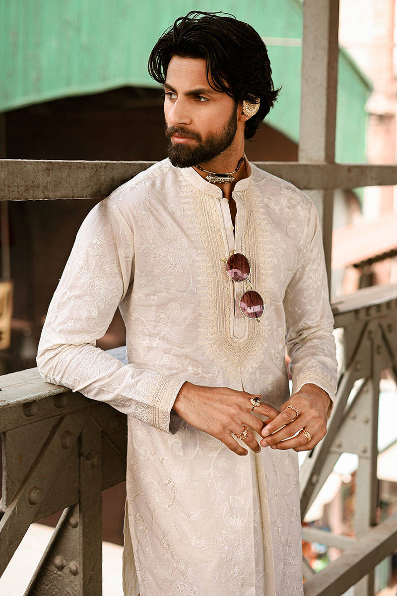 Pakistani Menswear | MNR-BAHRAM - Official Agha Fabrics Ltd. - Agha Fabrics UK