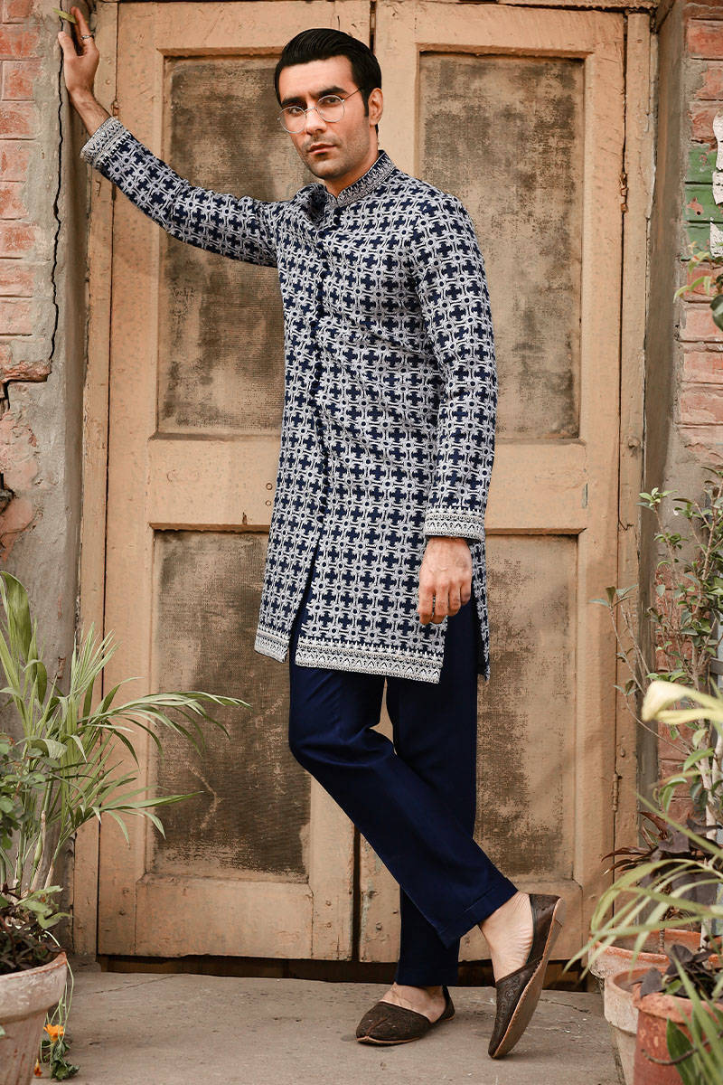 Pakistani Menswear | MNR-SAFDAR - Official Agha Fabrics Ltd. - Agha Fabrics UK