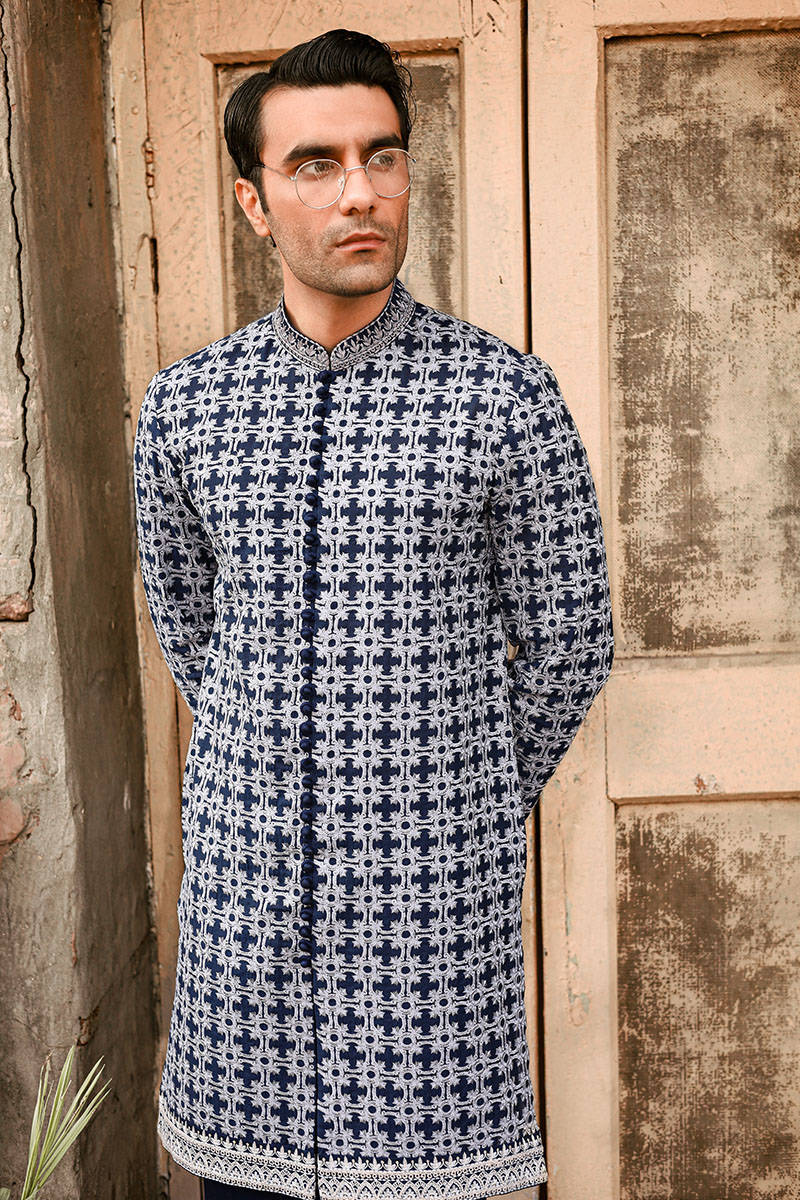 Pakistani Menswear | MNR-SAFDAR - Official Agha Fabrics Ltd. - Agha Fabrics UK