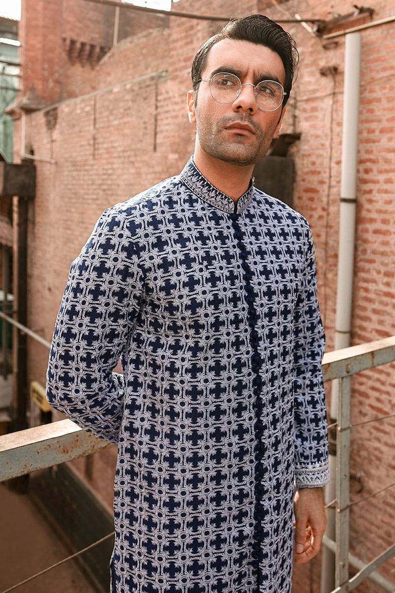 Pakistani Menswear | MNR-SAFDAR - Official Agha Fabrics Ltd. - Agha Fabrics UK