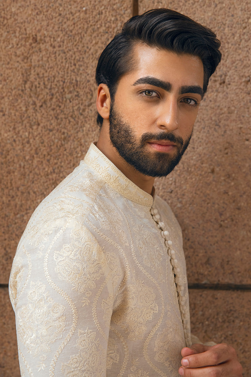 Pakistani Menswear | MNR-MNR-YB-08 - Official Agha Fabrics Ltd. - Agha Fabrics UK