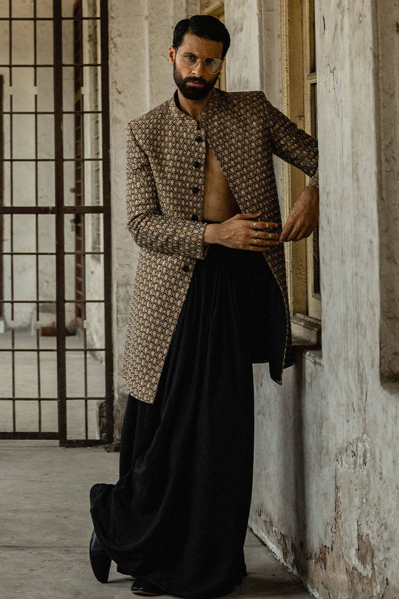 Pakistani Menswear | MNR-NAVROZ - Official Agha Fabrics Ltd. - Agha Fabrics UK