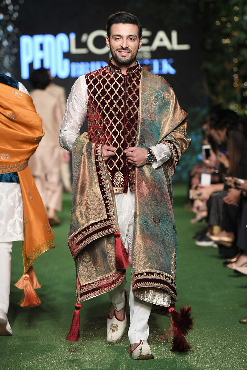 Pakistani Menswear | MNR-JAANBAAZ (B) - Official Agha Fabrics Ltd. - Agha Fabrics UK