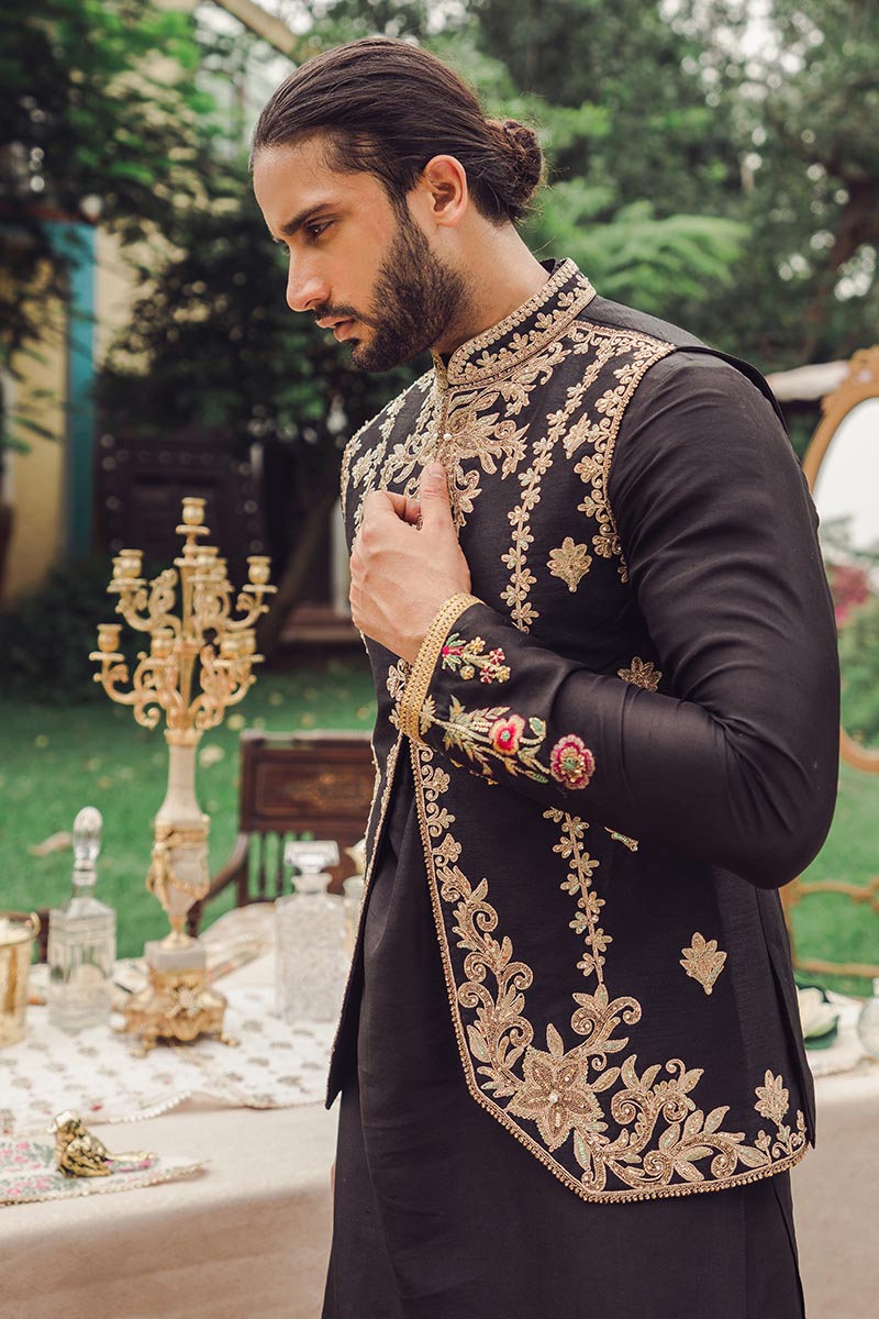 Pakistani Menswear | MNR-ZORAWAR - Official Agha Fabrics Ltd. - Agha Fabrics UK