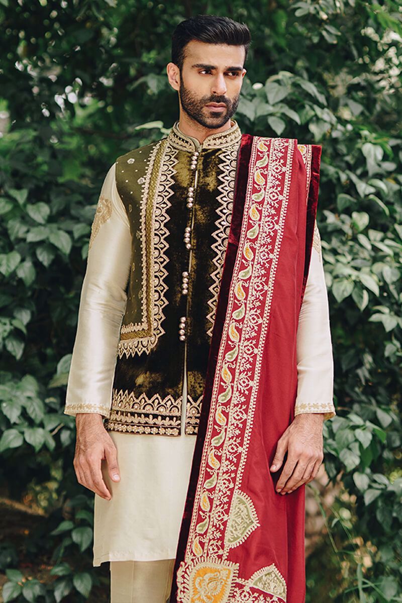 Pakistani Menswear | MNR-NISARI - Official Agha Fabrics Ltd. - Agha Fabrics UK