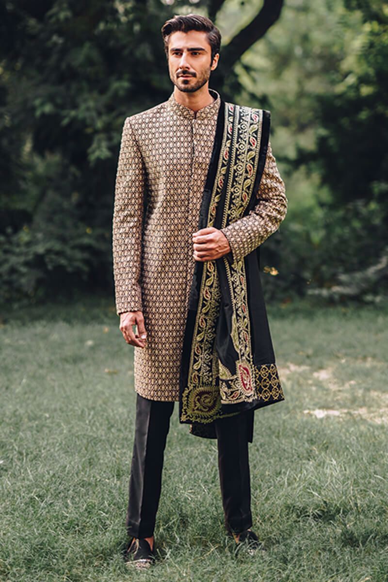 Pakistani Menswear | MNR-NAVROZ - Official Agha Fabrics Ltd. - Agha Fabrics UK
