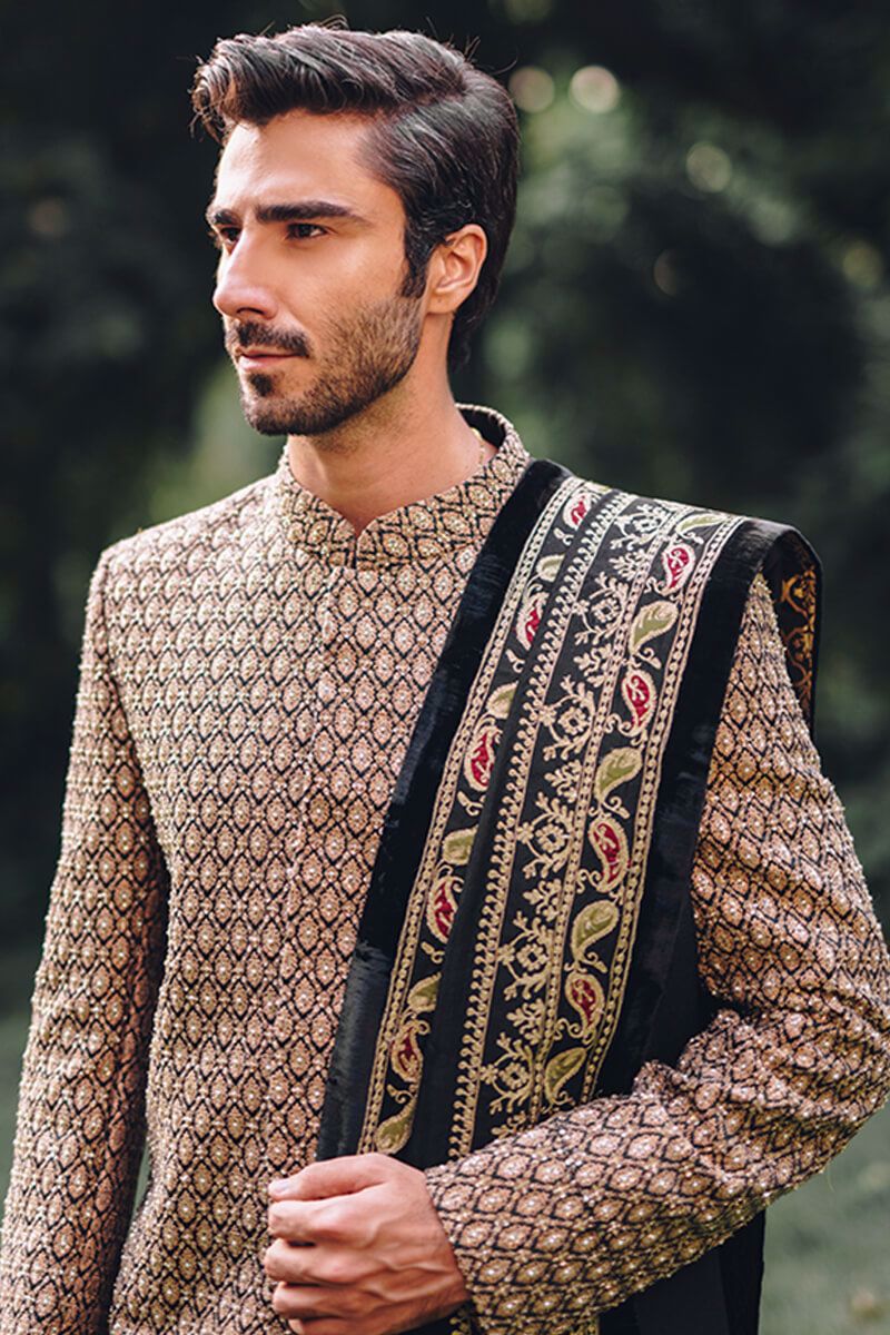 Pakistani Menswear | MNR-NAVROZ - Official Agha Fabrics Ltd. - Agha Fabrics UK