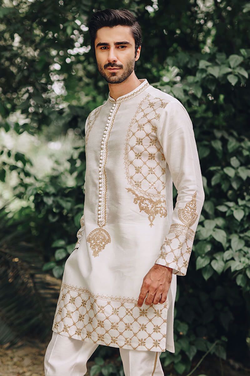 Pakistani Menswear | MNR-FAARIS - Official Agha Fabrics Ltd. - Agha Fabrics UK