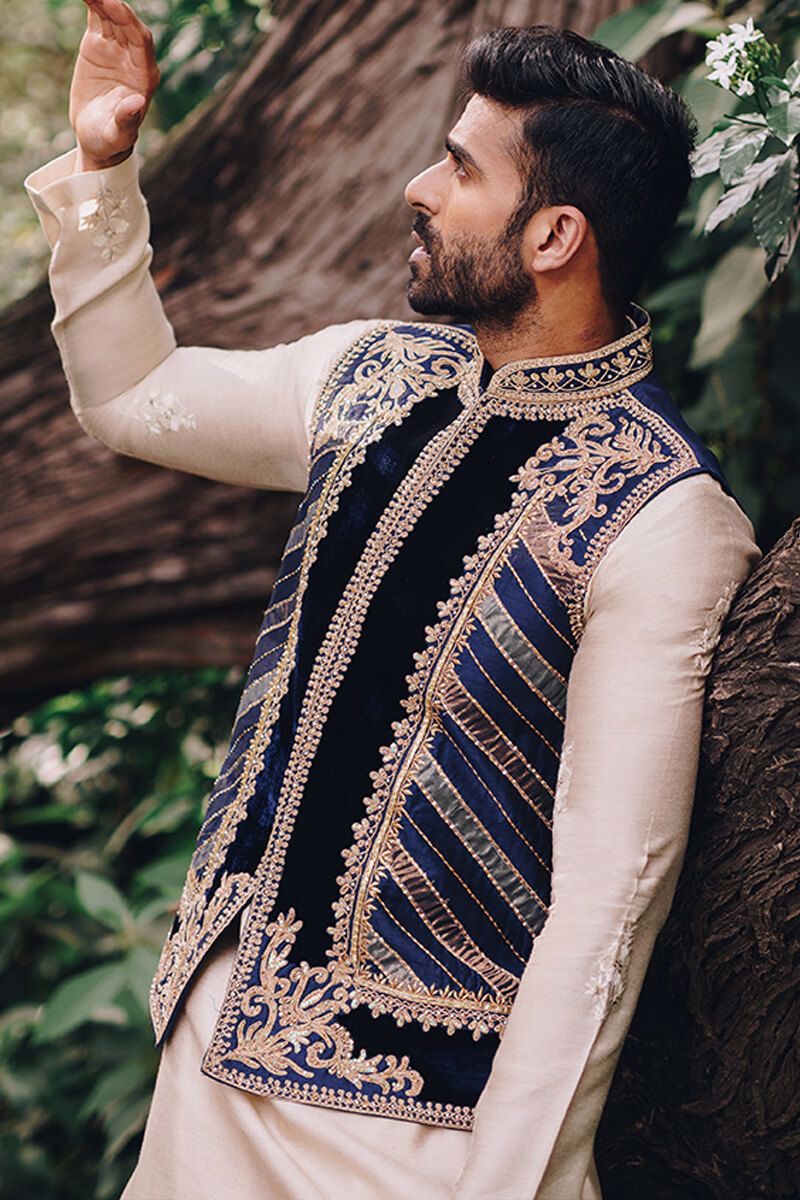 Pakistani Menswear | MNR-SURMAYI - Official Agha Fabrics Ltd. - Agha Fabrics UK