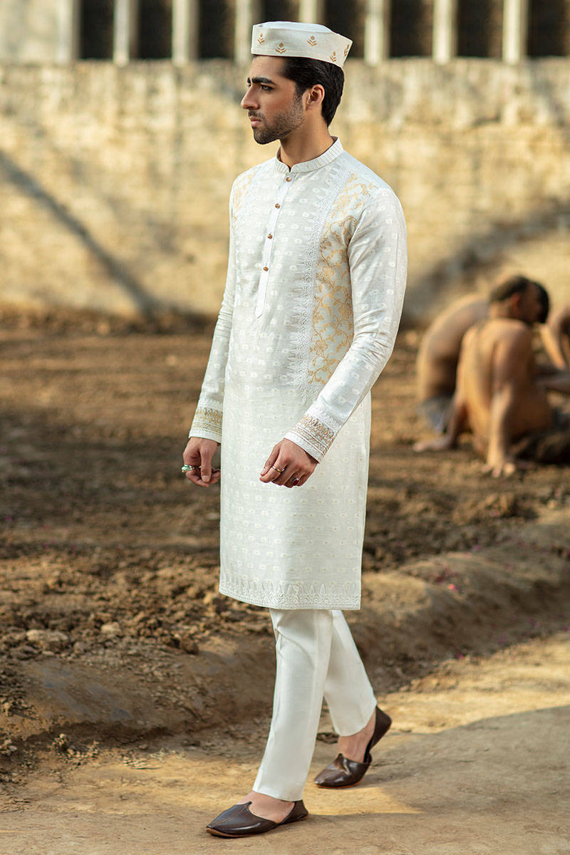 Pakistani Menswear | MNR-RUSTAM - Official Agha Fabrics Ltd. - Agha Fabrics UK