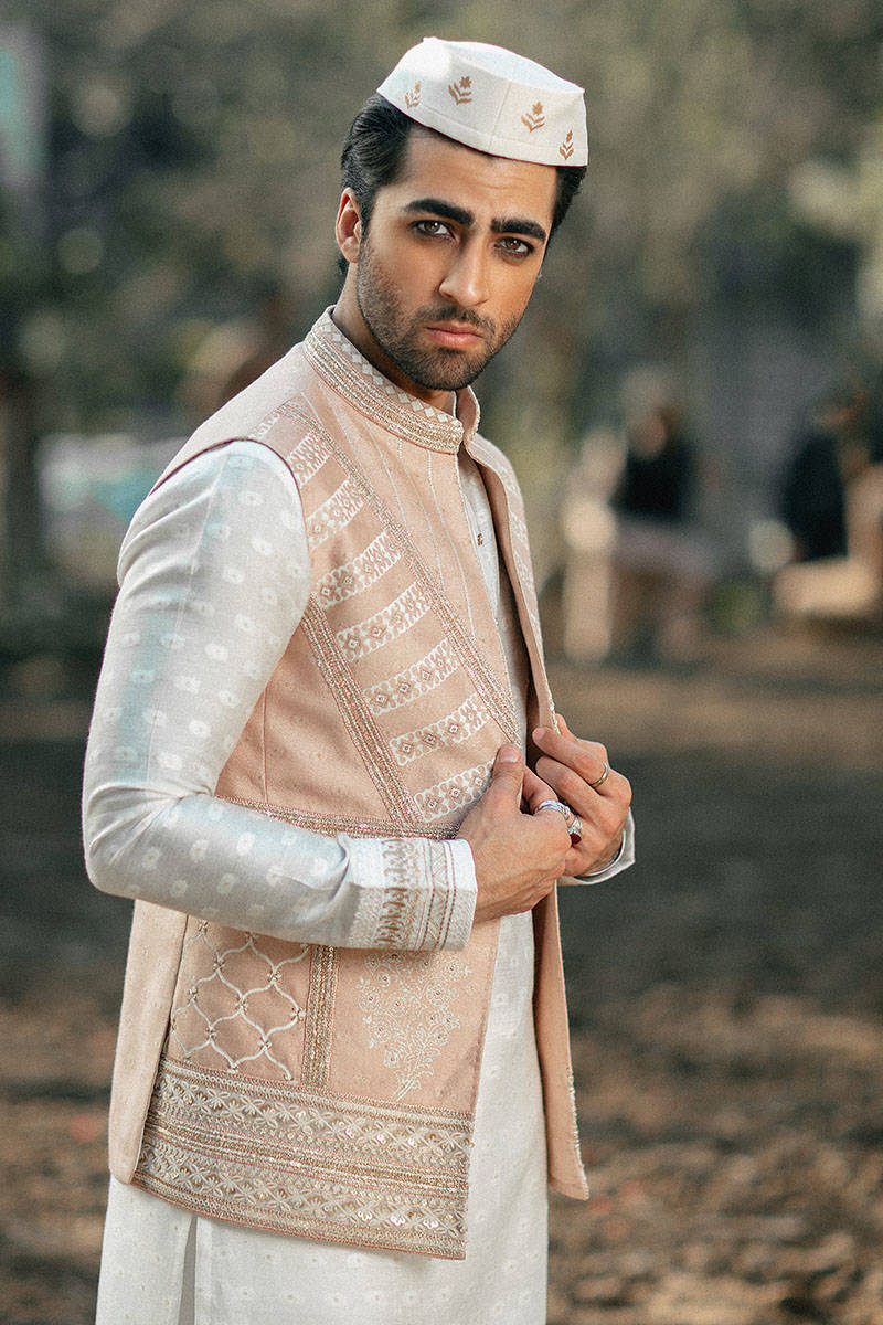 Pakistani Menswear | MNR-RUSTAM - Official Agha Fabrics Ltd. - Agha Fabrics UK
