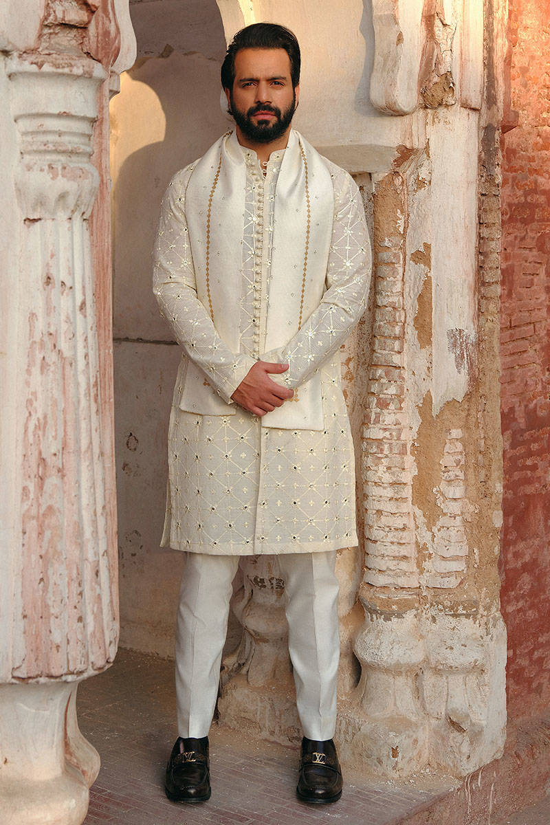 Pakistani Menswear | MNR-BABU - Official Agha Fabrics Ltd. - Agha Fabrics UK