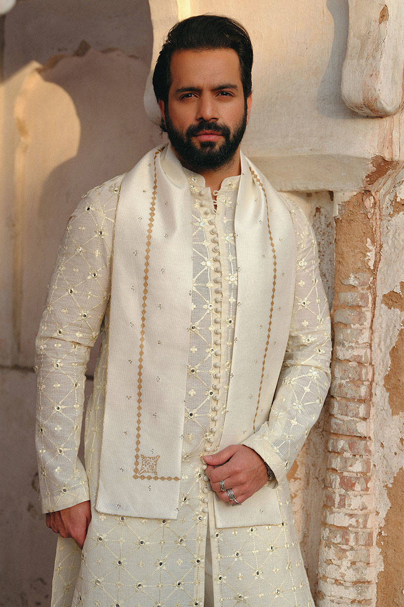 Pakistani Menswear | MNR-BABU - Official Agha Fabrics Ltd. - Agha Fabrics UK