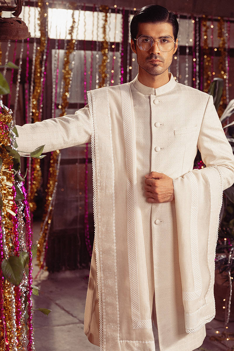 Pakistani Menswear | MNR-SHL - Official Agha Fabrics Ltd. - Agha Fabrics UK
