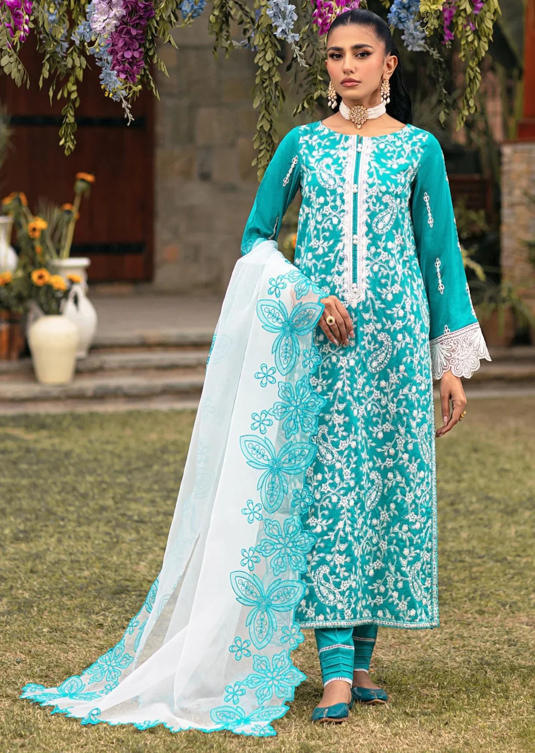 Mohagni | Muntazir Luxury Lawn 24 | MGZ-10