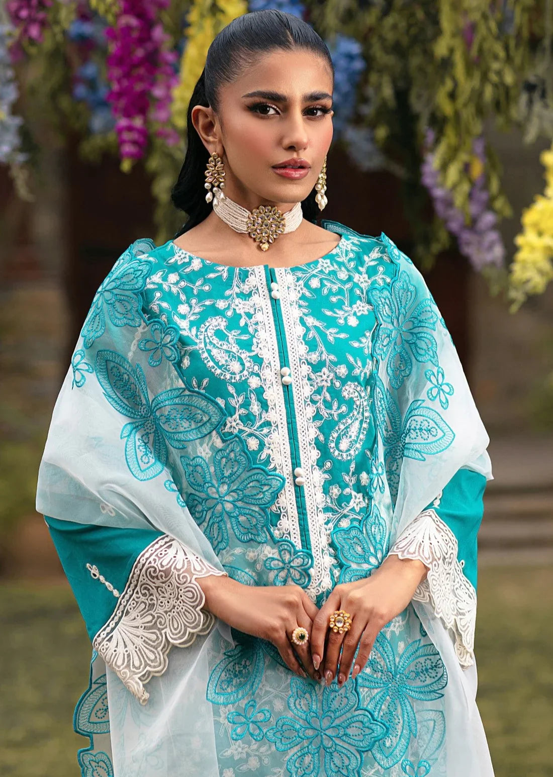 Mohagni | Muntazir Luxury Lawn 24 | MGZ-10