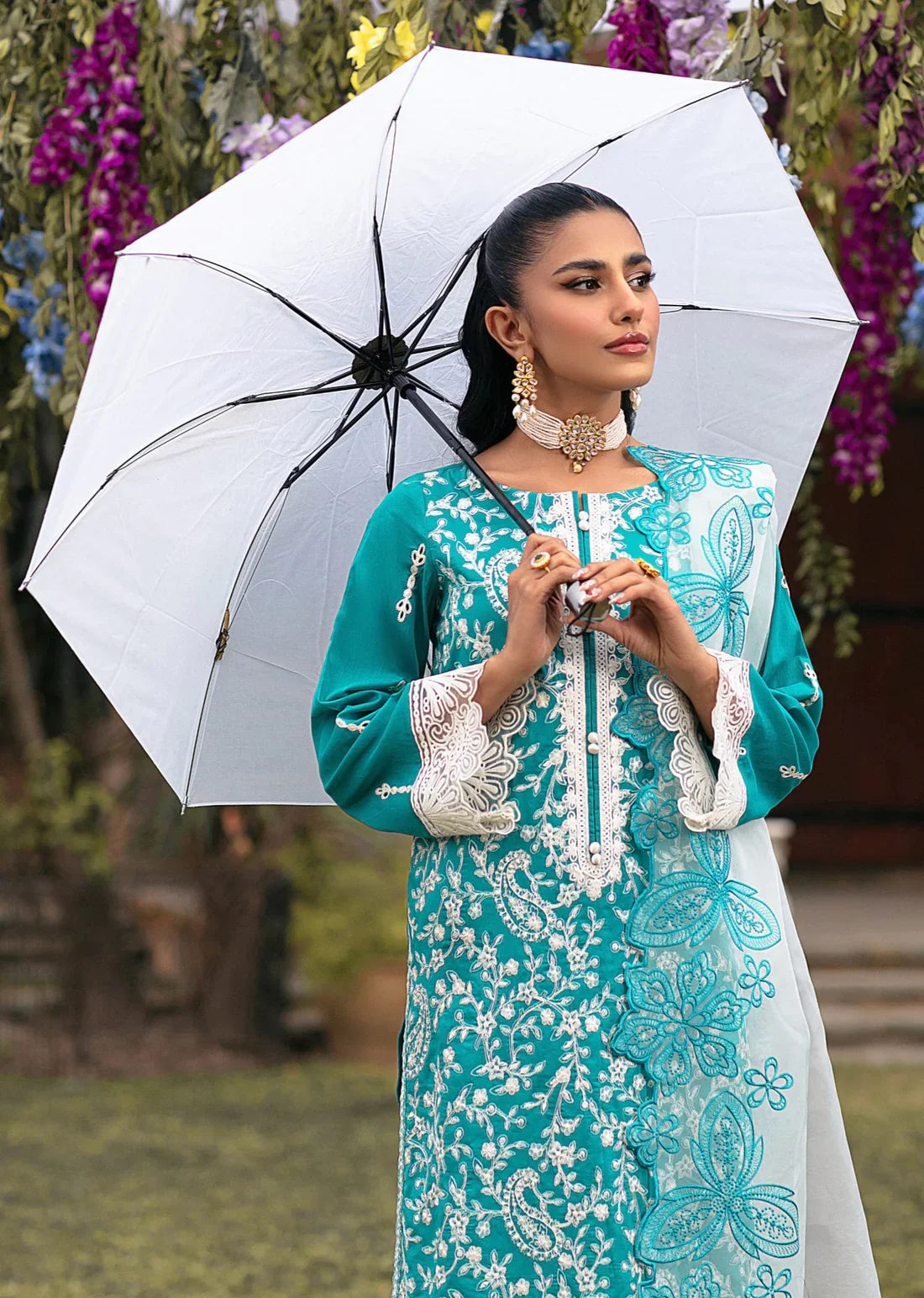 Mohagni | Muntazir Luxury Lawn 24 | MGZ-10
