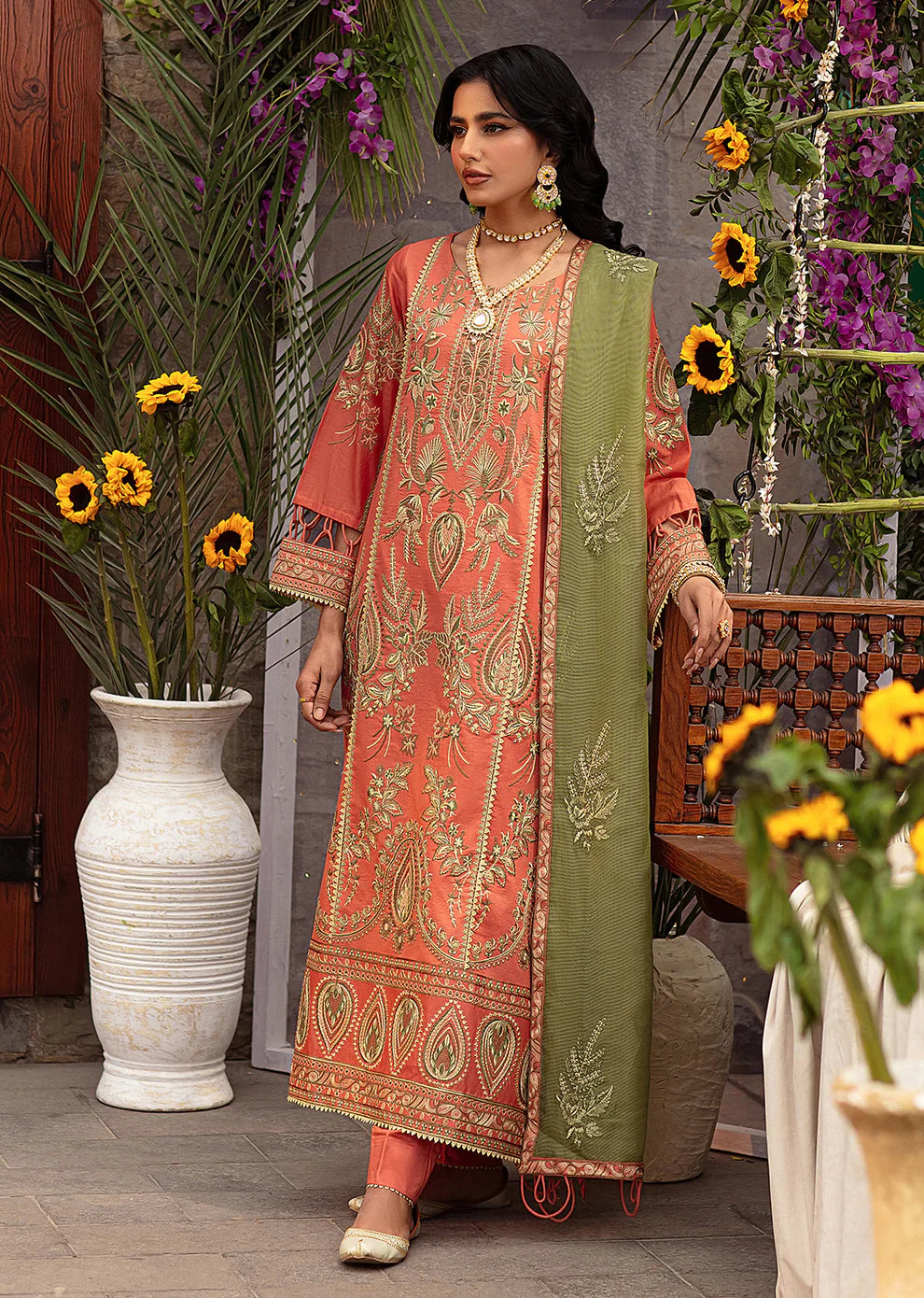 Mohagni | Muntazir Luxury Lawn 24 | CM-09