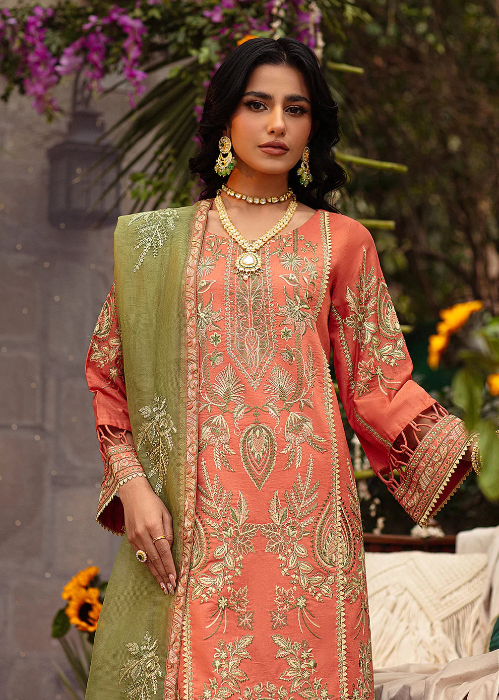 Mohagni | Muntazir Luxury Lawn 24 | CM-09