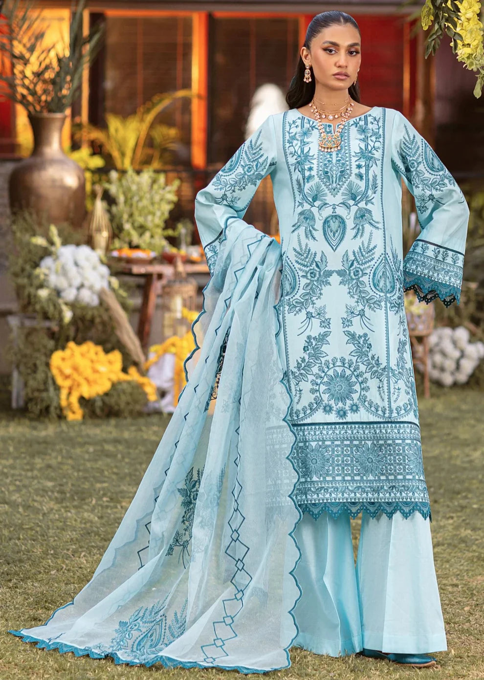 Mohagni | Muntazir Luxury Lawn 24 | CM-10