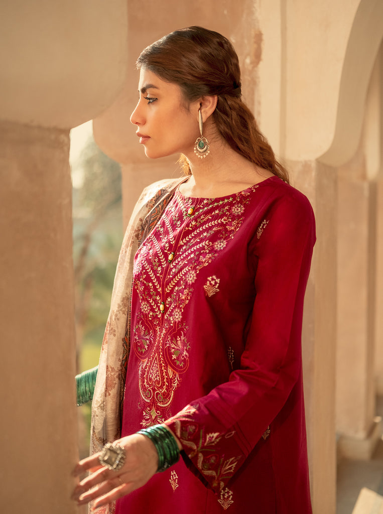 Morbagh | Lawn Collection 24 | RASPBERRY COULIS