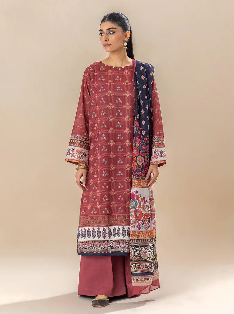 Morbagh | Lawn Collection 24 | ROYALTY RED